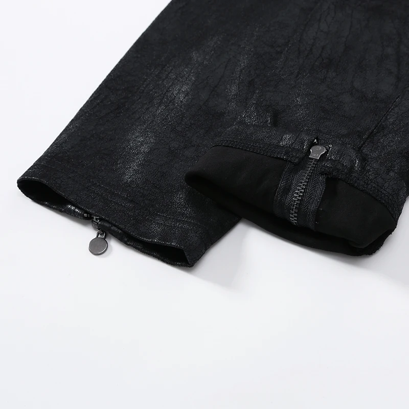 Casual PU Leather Jacket Women Classic Zipper Short Motorcycle Jackets Lady Autumn Soft Leather Basic Coat Black