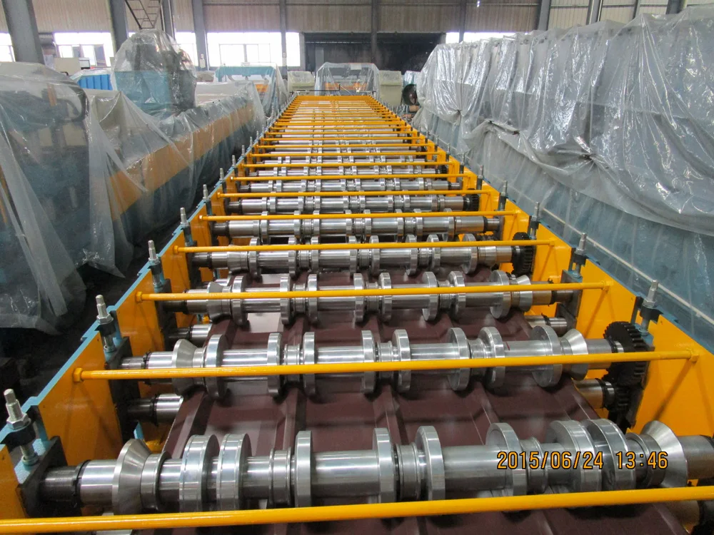Building Material Galvanized Corrugated Roof Sheet Making Machine in china