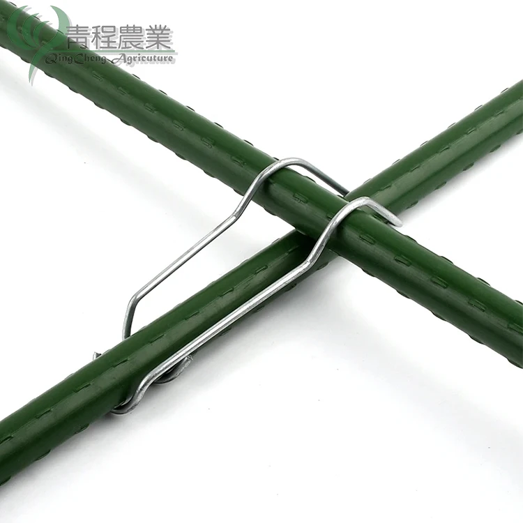 Greenhouse Agriculture Galvanized Accessories Fittings Metal Spring Clip For Roof Pipe