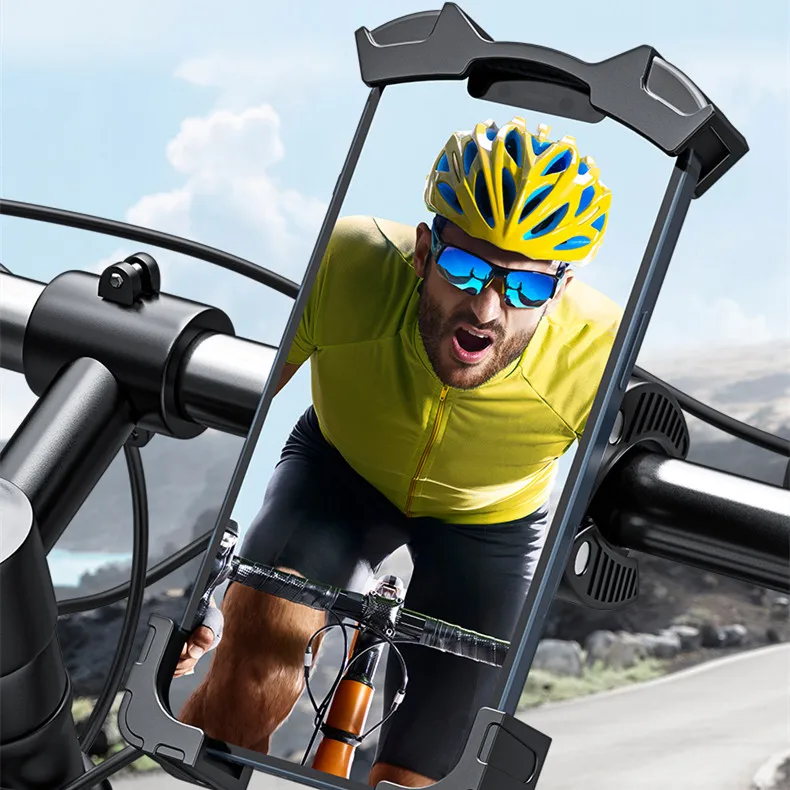 
 Суперустойчивый держатель для телефона на велосипед для мотоцикла, держатель мобильного телефона, велосипедный зажим на руль, подставка для GPS  