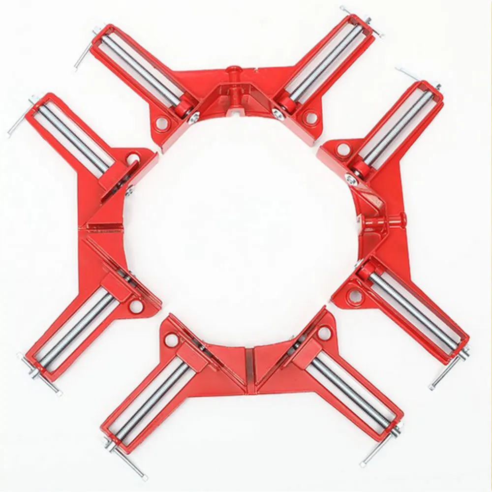 90 degree Angle clamp carpenter picture frame glass fish tank fixed clamp aluminum alloy tool clamp