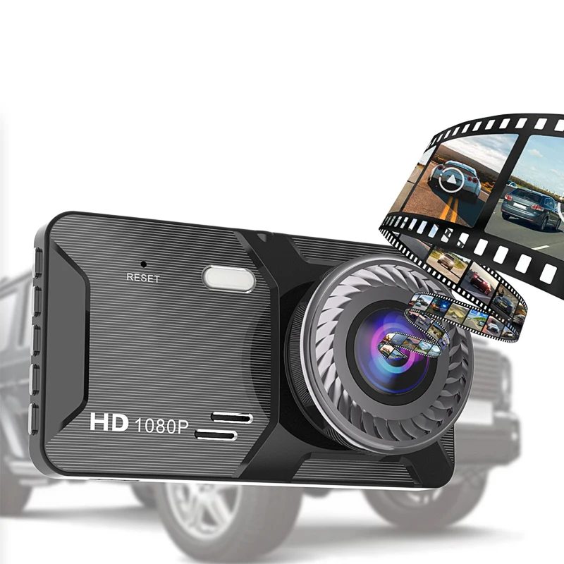 2024 сенсорный экран высокой четкости 1080P Dashcam Высококачественная Поддержка нескольких языков для автомобиля 140 градусов