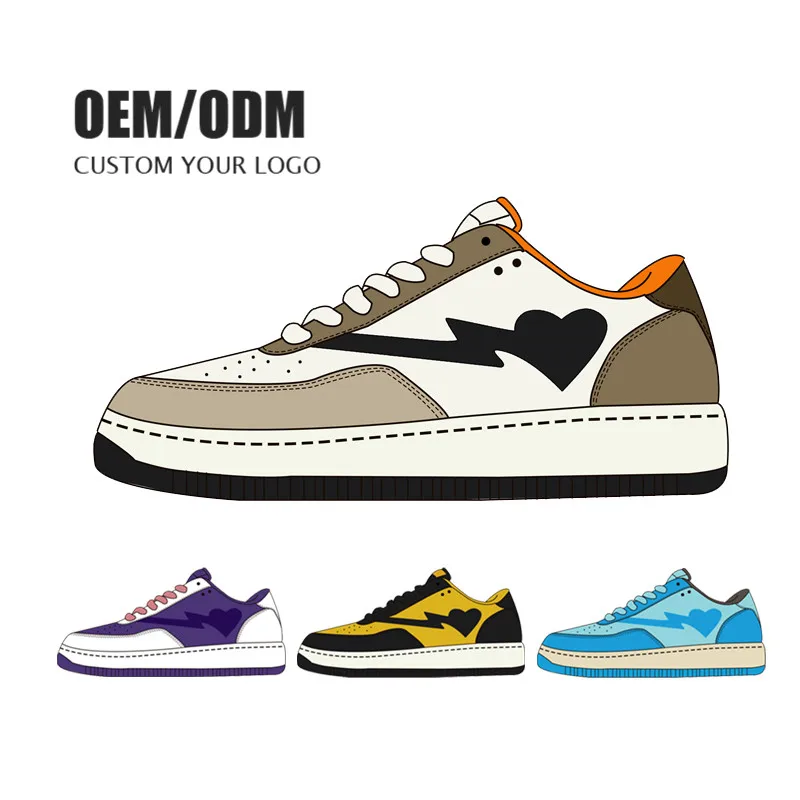 Sneaker Shoes Wholesale Manufacturer Small Orders Genuine Leather Retro Sports Shoe Og Basketball Shoes For Men