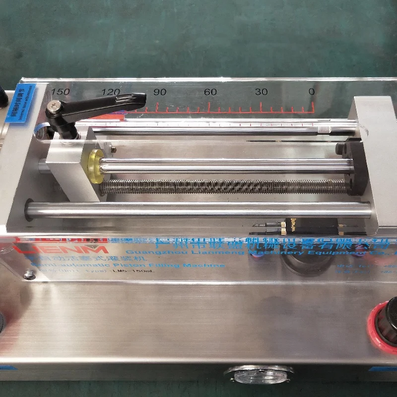 Lianmeng Semi-auto Manual Liquid Soap Filling Machine Cosmetic Toner Lotion Shampoo Filler Machinery