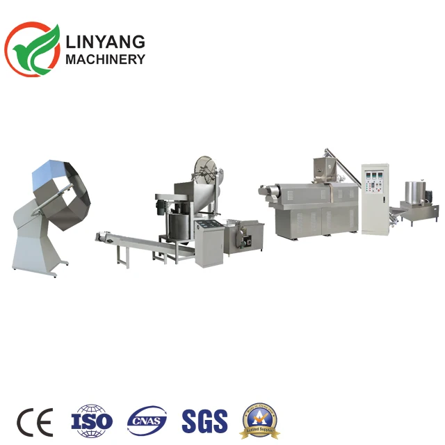 Hot Sale Corn Puff Snacks Extruded Machine Snack Food Production Line