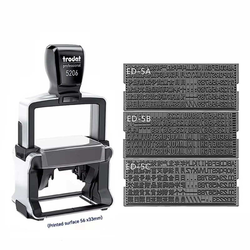 Trodat индивидуальный логотип комбинация зерен спецификация полный живой кодер самопечатка большой формат штамп даты