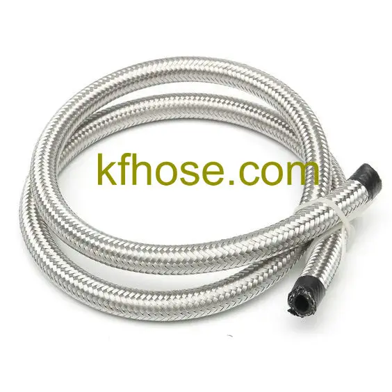 Universal Radiator Hose For Racing Car SAE J1532 An8 Transmission Oil Cooler Hose With 304 Stainless Steel Braided Outside
