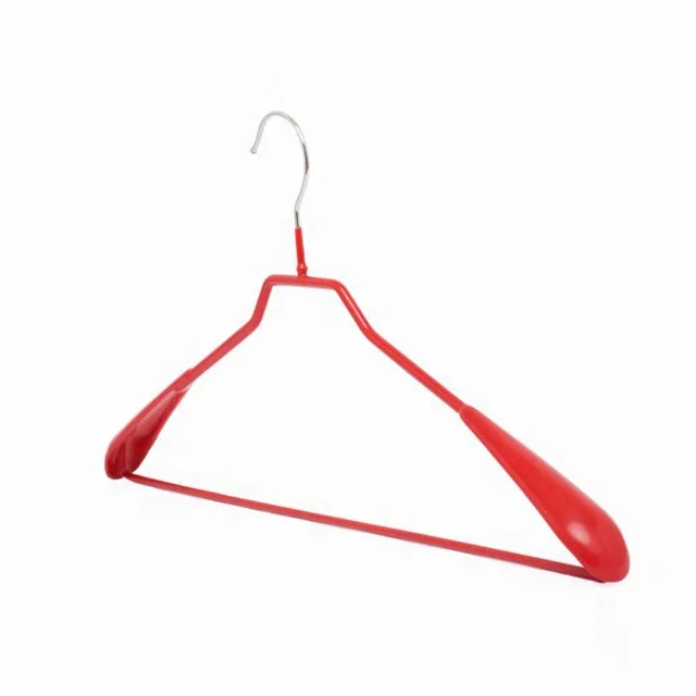 PVC Coated Non-Slip Metal Clothes Hanger Hook Type Suit/Pant/Skirt/Trouser/Coat Laundry Room Wardrobe
