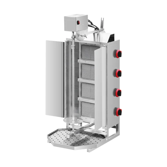 Commercial Professional Custom Gas Doner Kebab Making Machine Shawarma Gas Kebab Machine