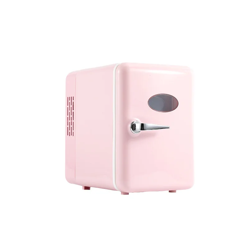 Dual Layer Portable Car Fridge Mini 4L Travel Refrigerator for Camping Electric Freezer for Household Use Cosmetics Refrigerator