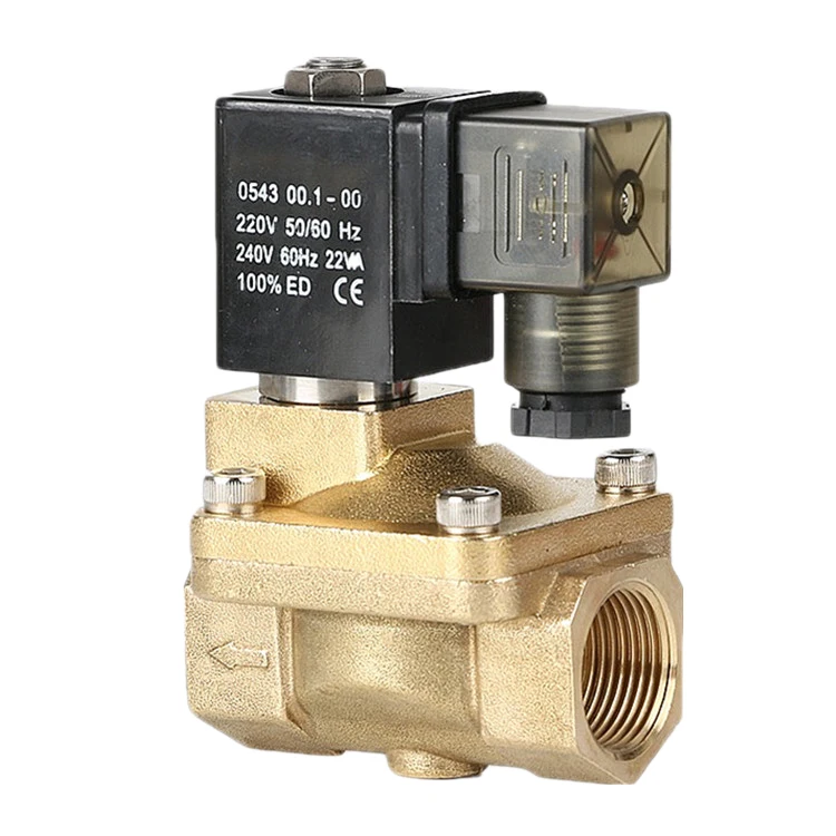 1' Direct Acting Solenoid Valve PU220-08 2/2 Way Electric Water Brass Solenoid Valve