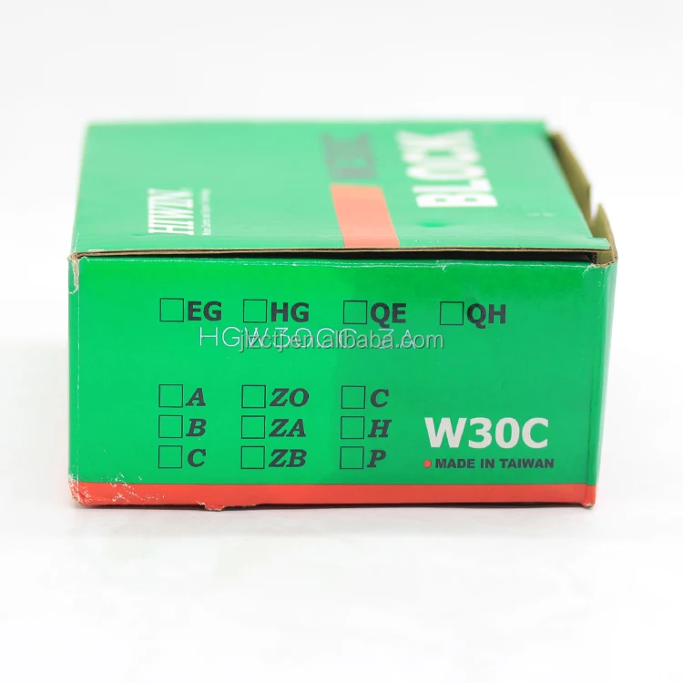 HIWIN Linear Guide Rail Block HGHW20HA Slide Block for grinding machines injection beds