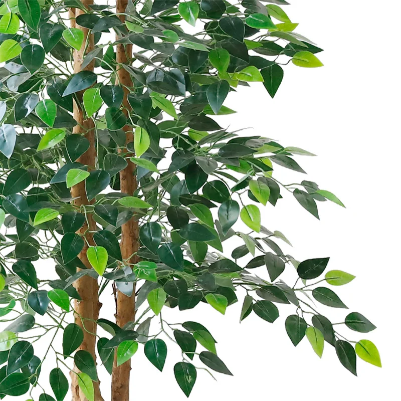 
1.5m ficus faux tree with round bonsai cerment eco friendly plastic made suit living room 
