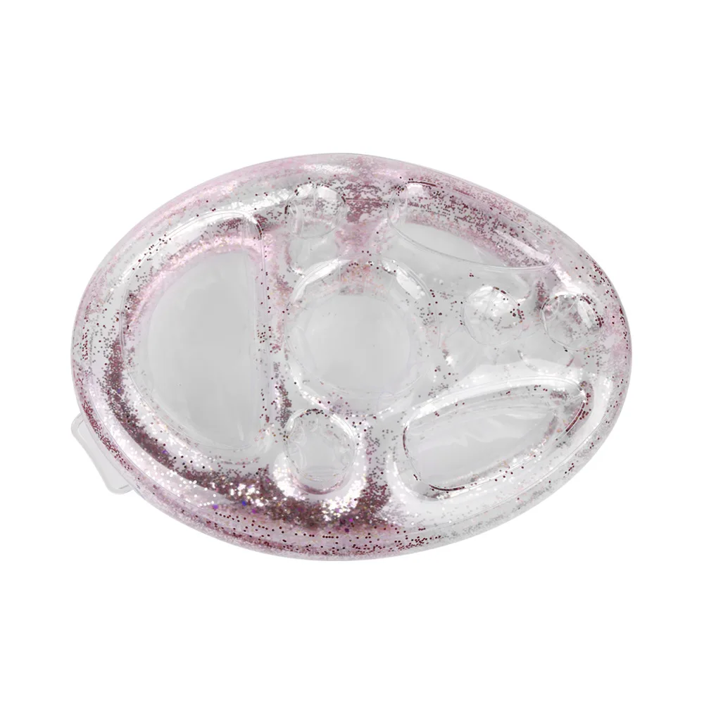 Inflatable Beer Table Pool Serving Bar Tray Food Drink Holder Blue Custom Logo 6 Holes Inflatable Floating Drink Holder