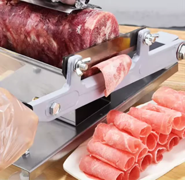 Manual Handheld Meat Grinders Cutting Machine Frozen Beef And Mutton Meat Meat Slicer