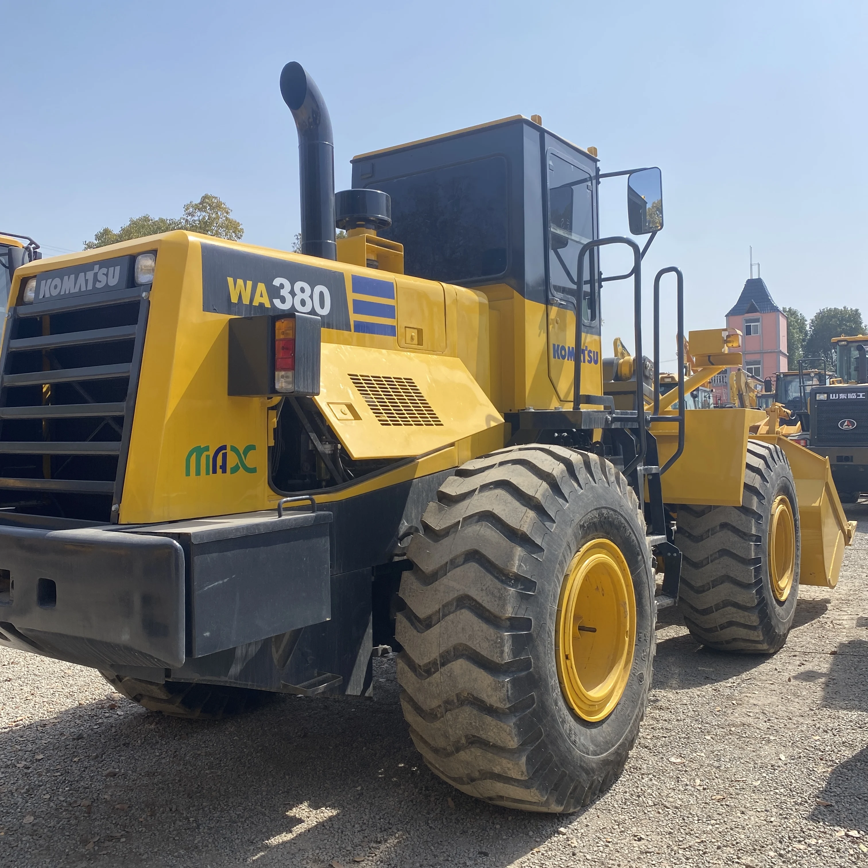 Оригинальный тяжелый погрузчик Komatsu Wa380 колесный для продажи