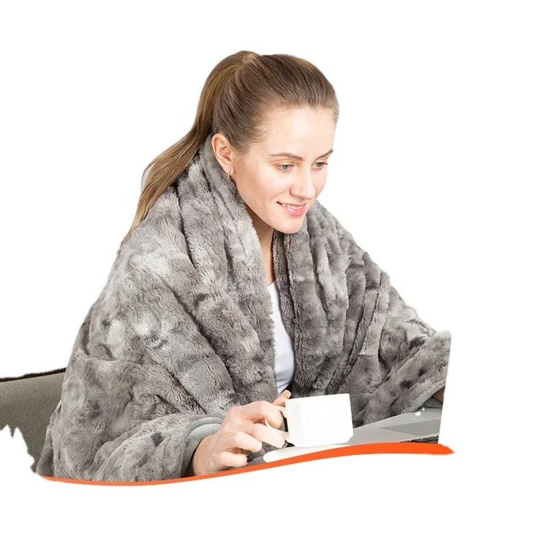 CUSTOM Wearable Electric Heating Heated Pad Throw Blanket for Women Men Home
