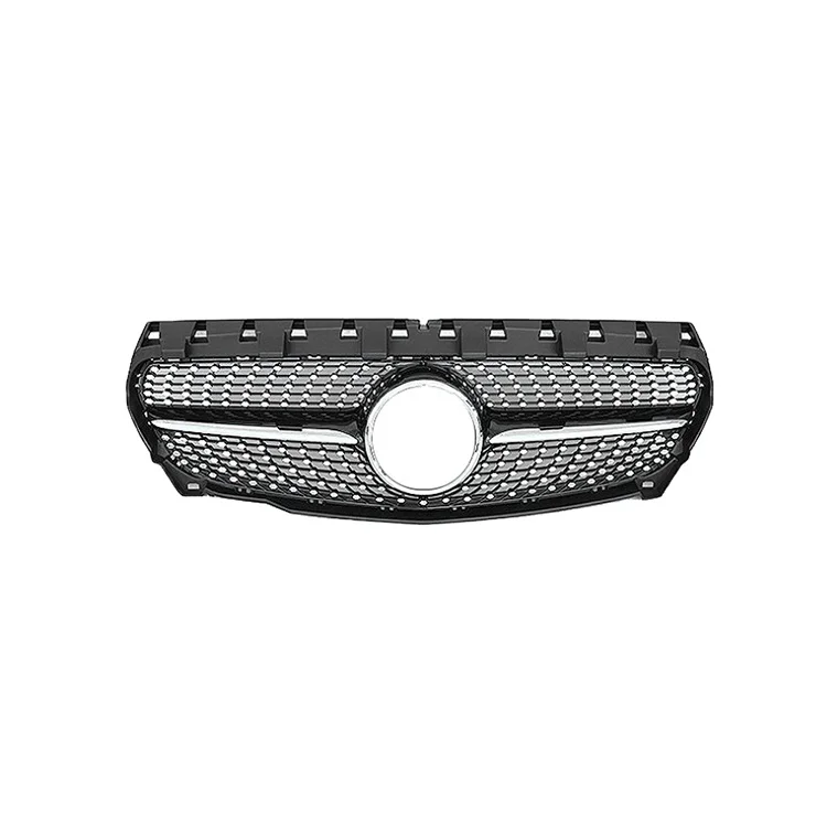 Car front bumper grille mid net starry black for Mercedes Benz Vito Viano V250 260 W447