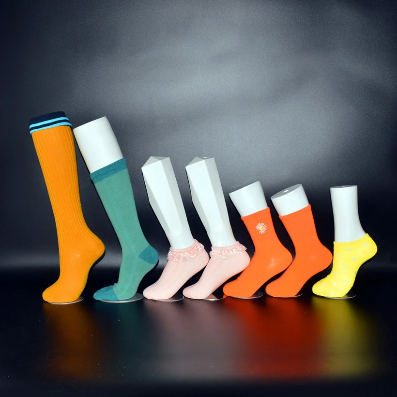 High Heel Foot Mannequin Plastic Female Foot Mannequin Display Shoes Football Training Foot Mannequin for Socks