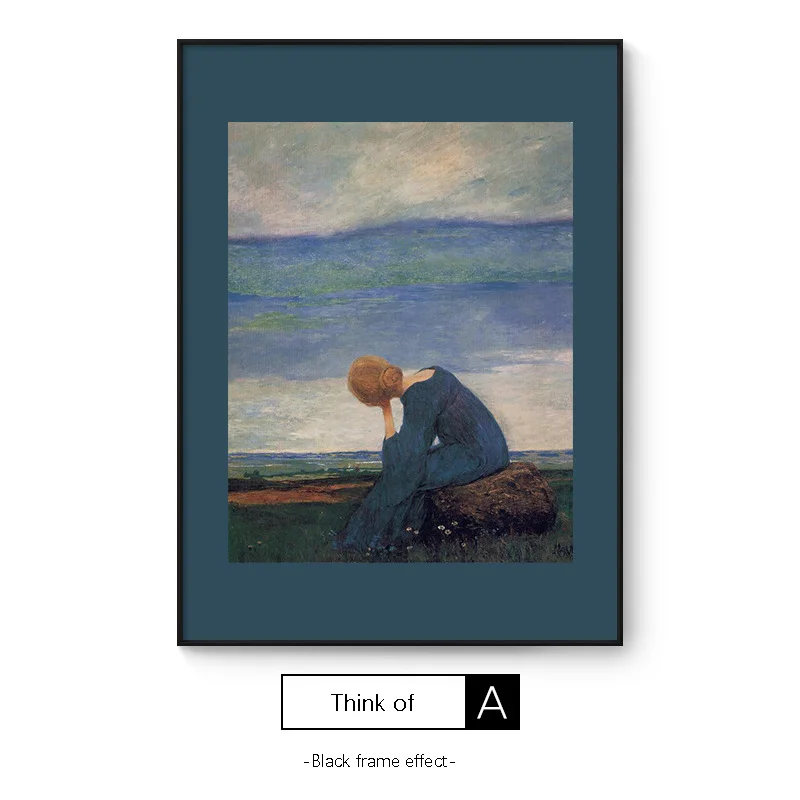 Foreign trade hot sale house home decoration painting landscape painting oil painting