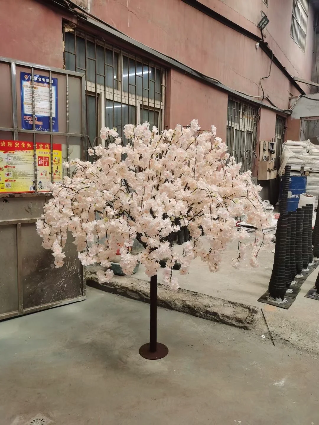 Customized High Quality Artificial Cherry Blossom Flower Trees For Hotel  Wedding Decoration