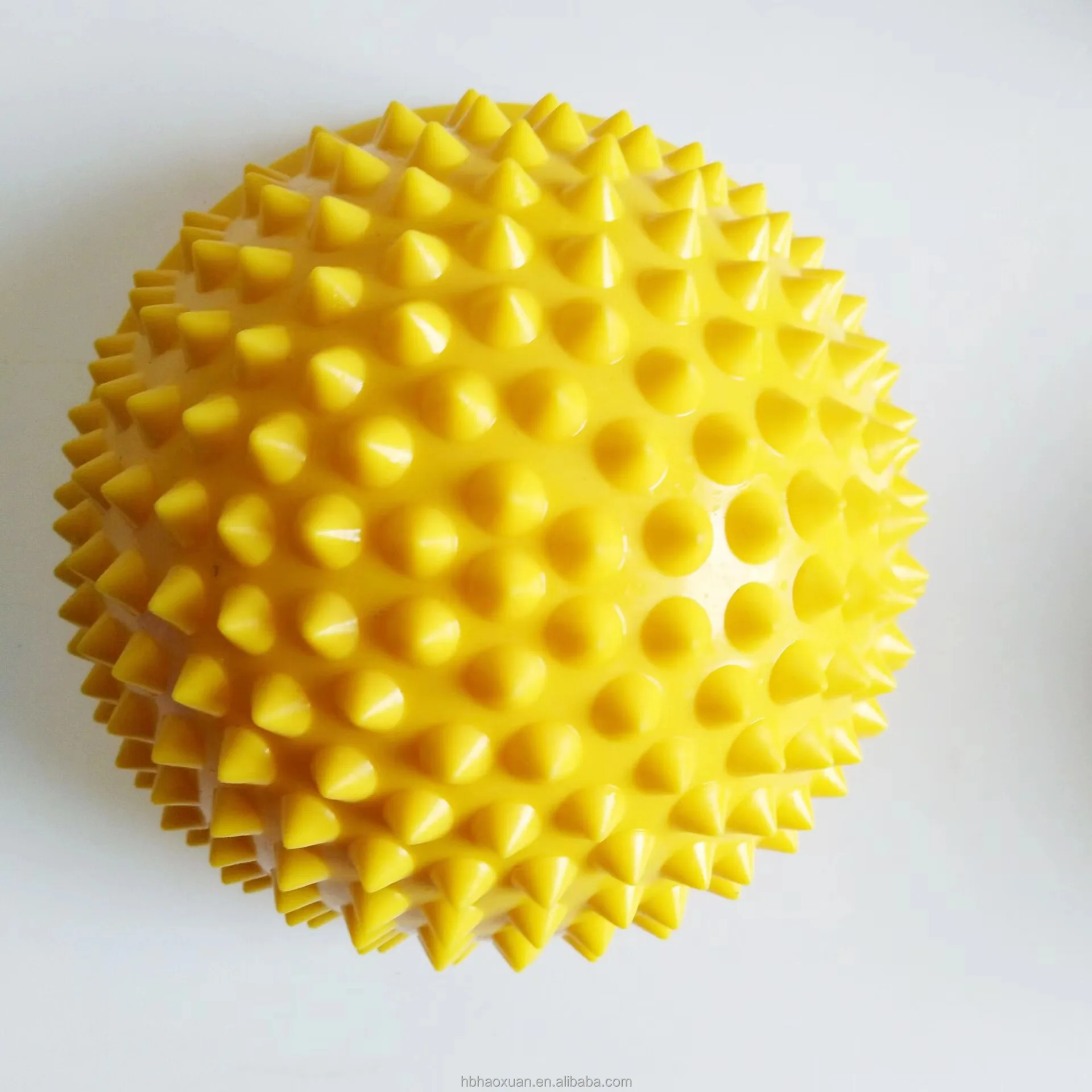 Yoga Fitness Exercise Half Round PVC Spiky Foot Therapy Massage Ball
