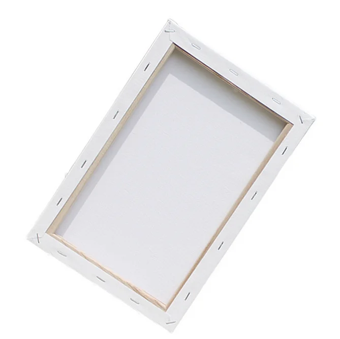 OEM Customized Size Wood Blank Stretched Canvas 100% Cotton canvas painting for Oil Paint Acrylics