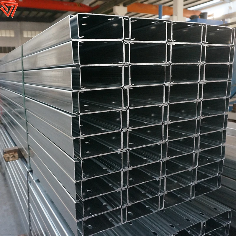 Galvanized cold rolled C price list c channel cold-formed light gauge steel roof truss
