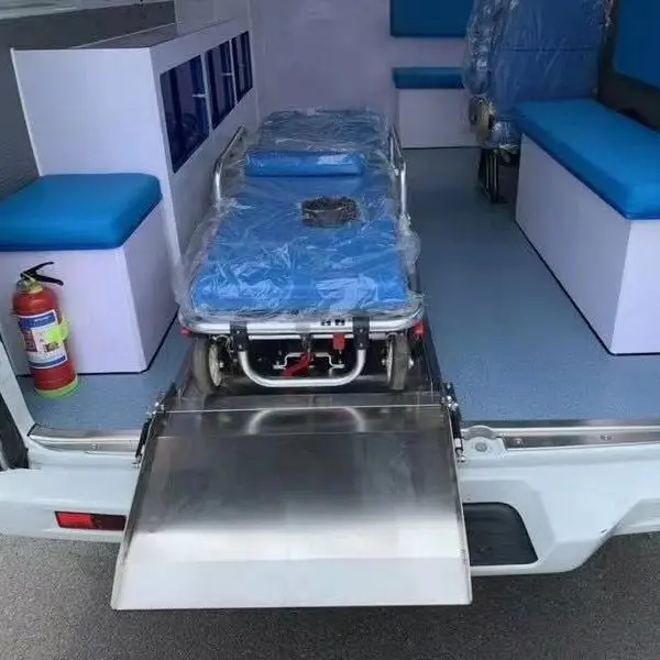 New gasoline first-aid rescue emergency ambulance vehicle