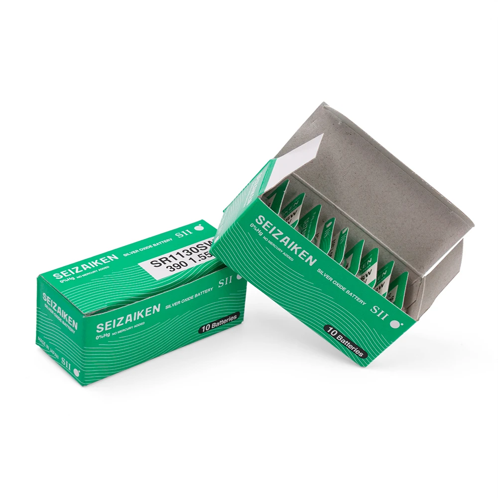 Шестигранная батарейка SR1130SW из оксида серебра 1 55 в