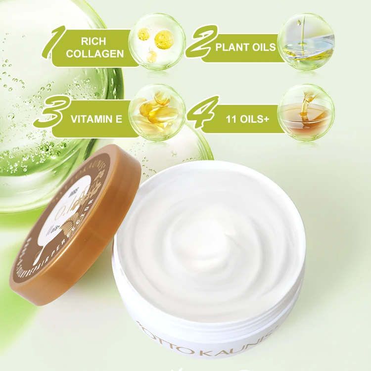 Wholesale Customized Silky Repair Perfect Hair Mask Rich Collagen Plant Oils Moisturizing Hair Mask For All Hair Types