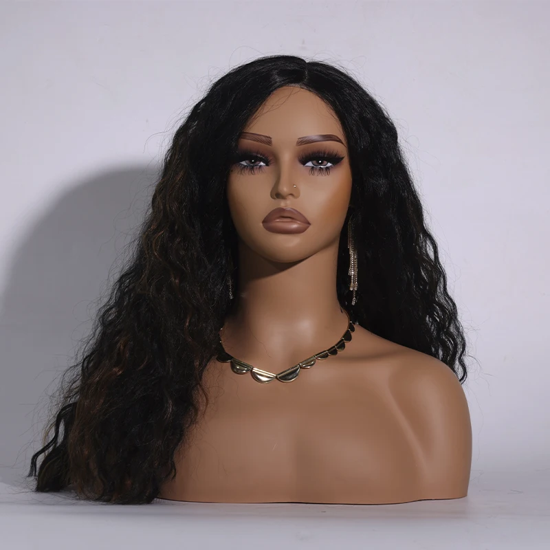 Africa America female mannequin head for wig display  mannequin for Hats display