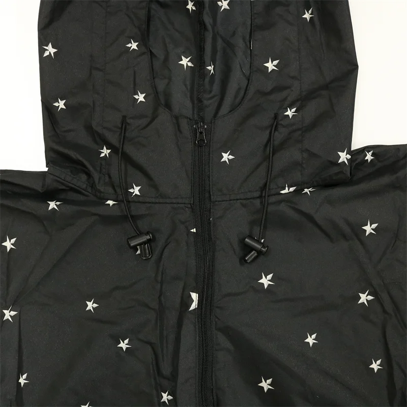 Convenient elastic unisex reusable safety jacket woman raincoat