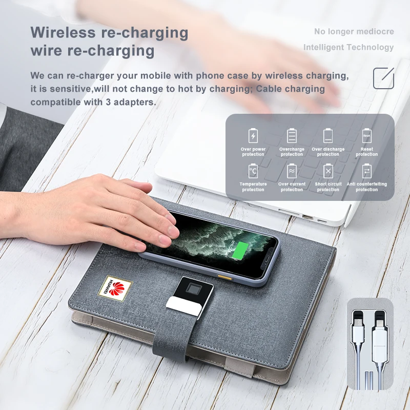 Factory Direct Notepad Mobile Power Notepad Fingerprint Lock Smart Drawing MP4 Player  USB Flash Personalization Customization