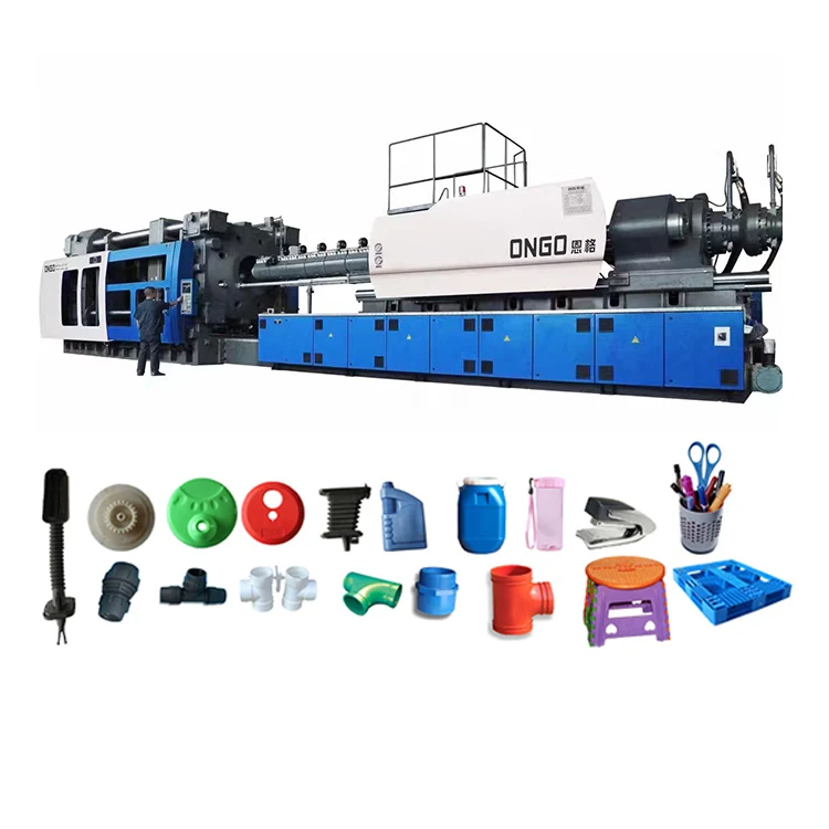 ONGO 1800 Ton Pet Bottle Preform Crate Bin Plastic Beach Chair Making Machine Servo Injection Molding Machines