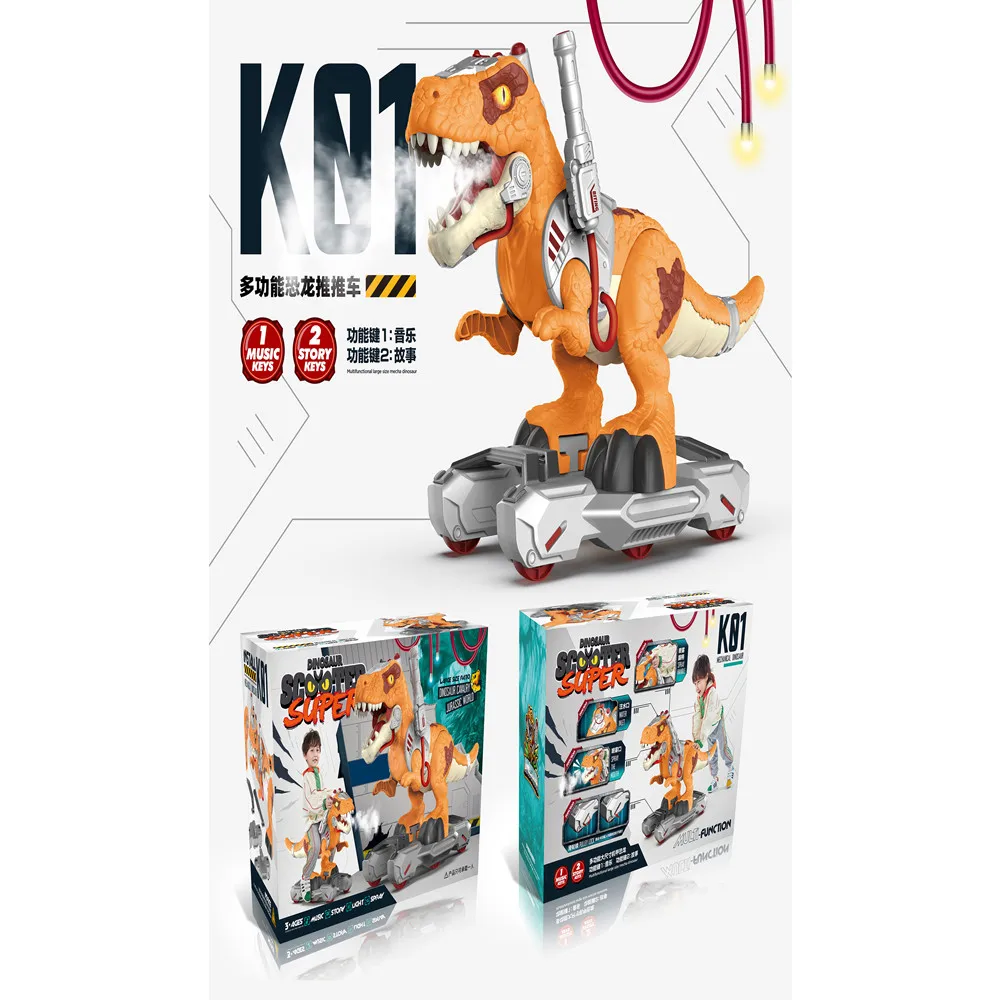 Ban Er NanFactory Design Ready to Delivery Stuffed dragon Plush Dinosaur Hand Puppet for Family