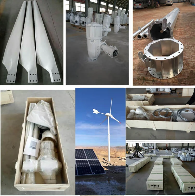 High Efficiency Wind Solar Hybrid System Wind Turbine 1kw 2kw 3kw 5kw 5years