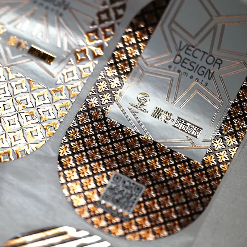 Custom Printing Waterproof Cosmetic Logo Sticker Vinyl Gold Foil Shampoo Stickers Roll Product Labels For Bottles