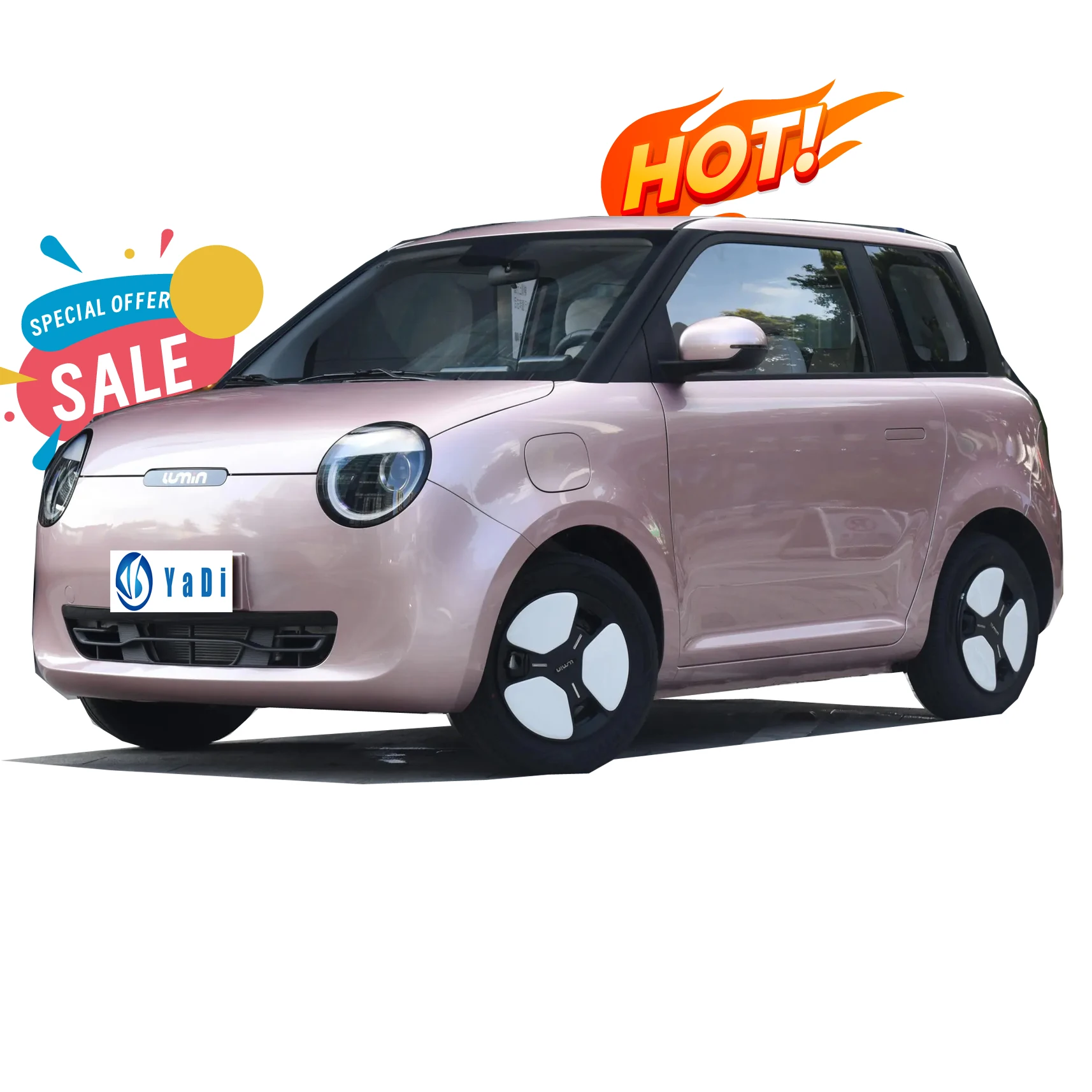 made china Changan Lumin electric car 2024 mini electr car 301km battery life 4 seats Changan lumin ev