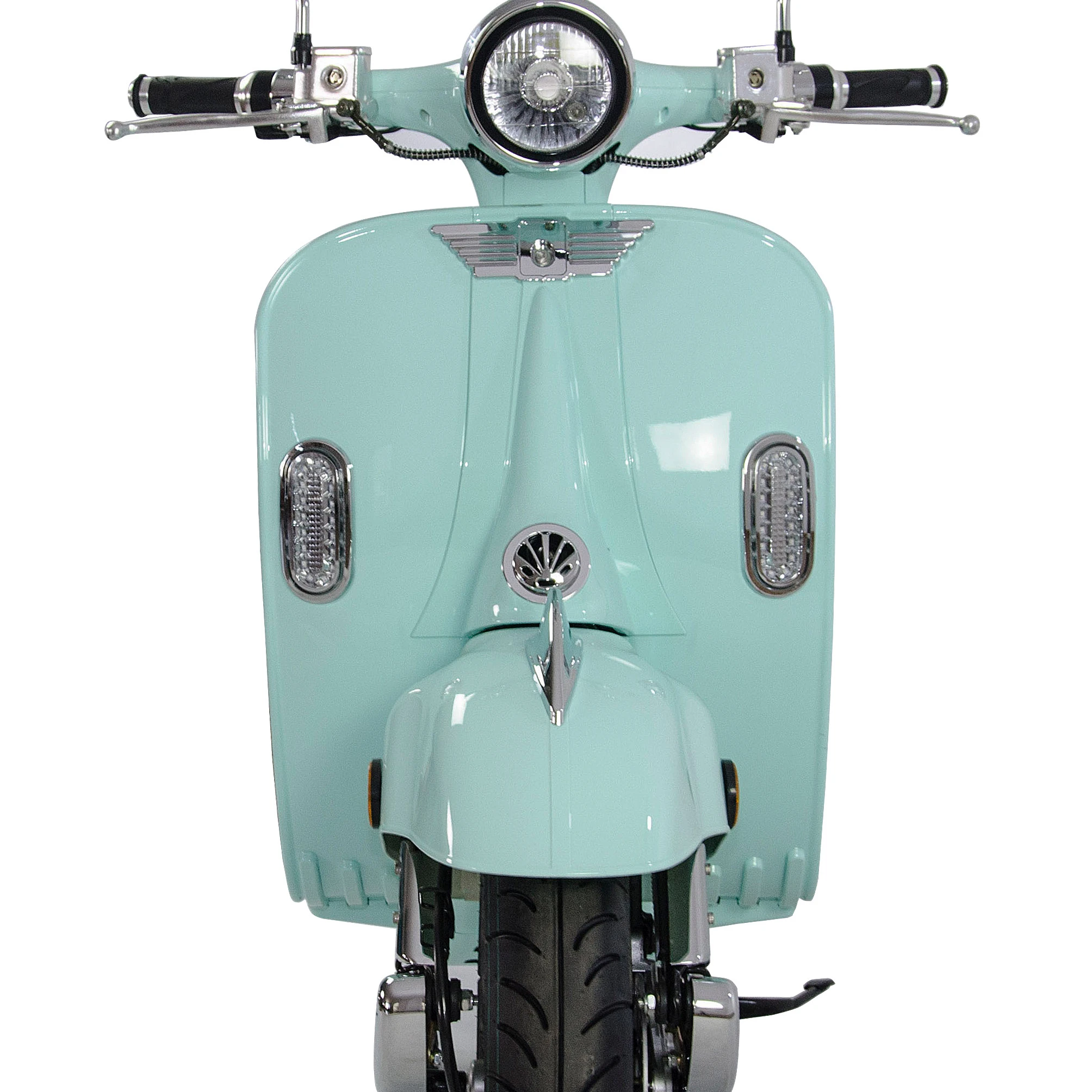 EU Warehouse Gaea EV4000 Retro Style E Moped 100cc 4000W Electric Motorcycle Scooter