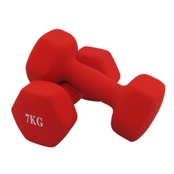 Mancuernas De Neopreno Professional Premium Small Dumbbell Set Poly Urethane 7.5 6 Kg Hand Weights Vinyl Coated Colored Dumbbell