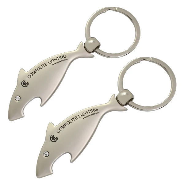 High Quality Custom Metal Motorcycle Keychain Bottle Opener