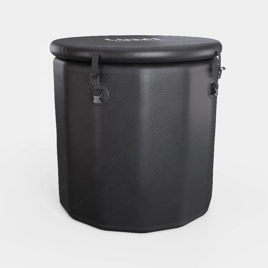 Cold Plunge Portable Bathtub Barrel Inflatable Recovery Pod Blow Up Ice Bath Tub With Chiller