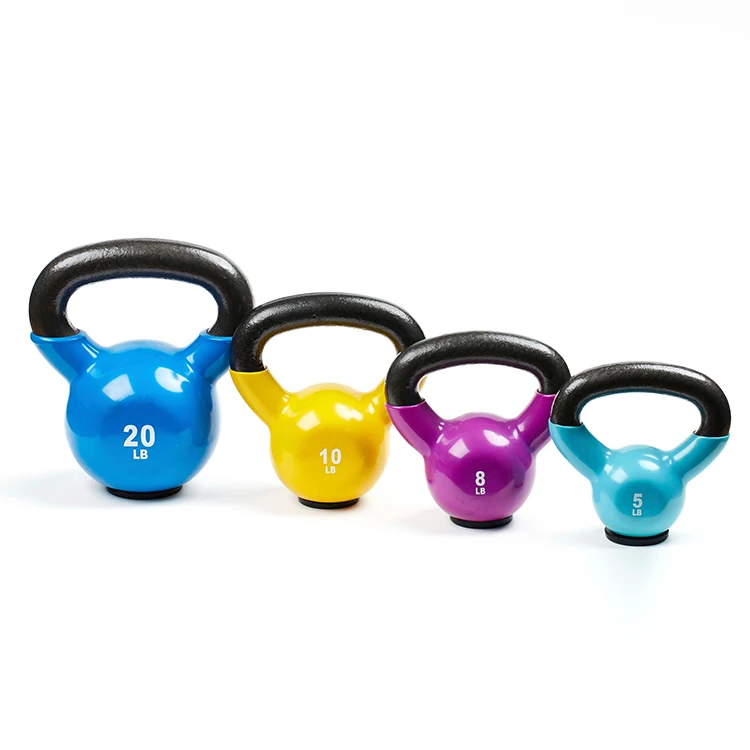 Amazon hot sale home colorful woman use Dumbell/Kettlebells with rack