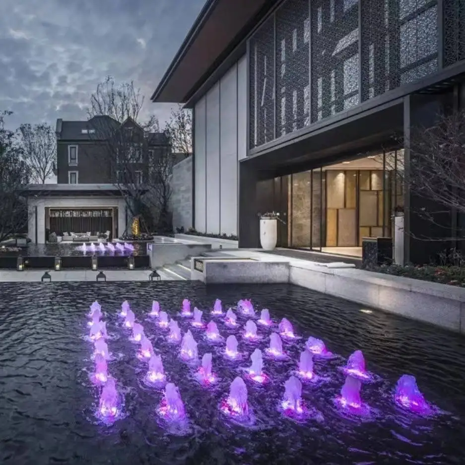 Highly Automated Dolphin Outdoor Water Laminar Flow Garden Animal Digital Water Curtain