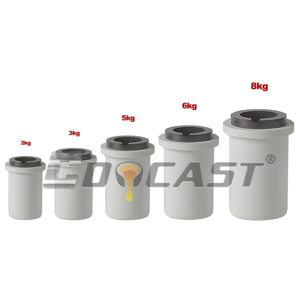 Customized High Purity 1-15KG Graphite Crucibles and Quartz Shield for Gold Silver Metal Melting Furnace