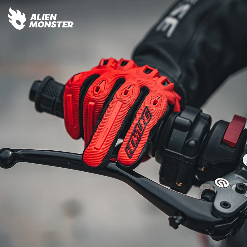 Comfortable Mountain Bike Motorcycle Gloves Women and Men with Touchscreen Fingers for Riding ATV MTB Bike