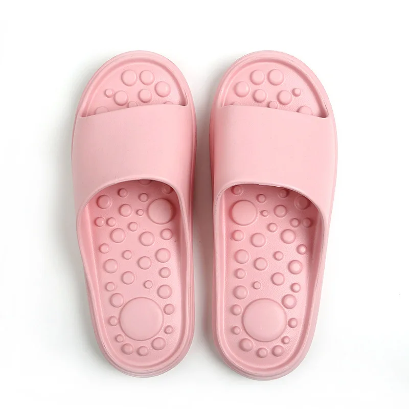 for Women and Men Shower Quick Drying Bathroom  EVA Open Toe Soft  Soft Shower Massage Bath Pool Gym House Slipper
