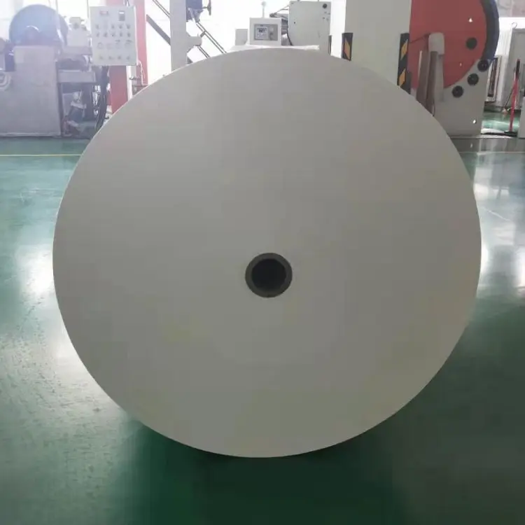 Favorable price size customizable white/yellow/bule/brown colors classine silicone release paper jumbo roll