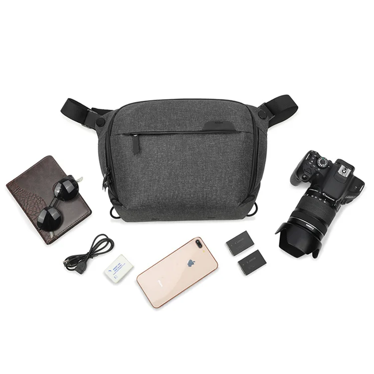 Custom Waterproof Nylon Large-Capacity Crossbody sling bags Photography SLR Camera Messenger Bag for men